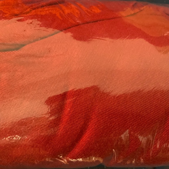 Christmas Red Yoga Knit Jumpsuit with Pockets - Picture 4 of 4